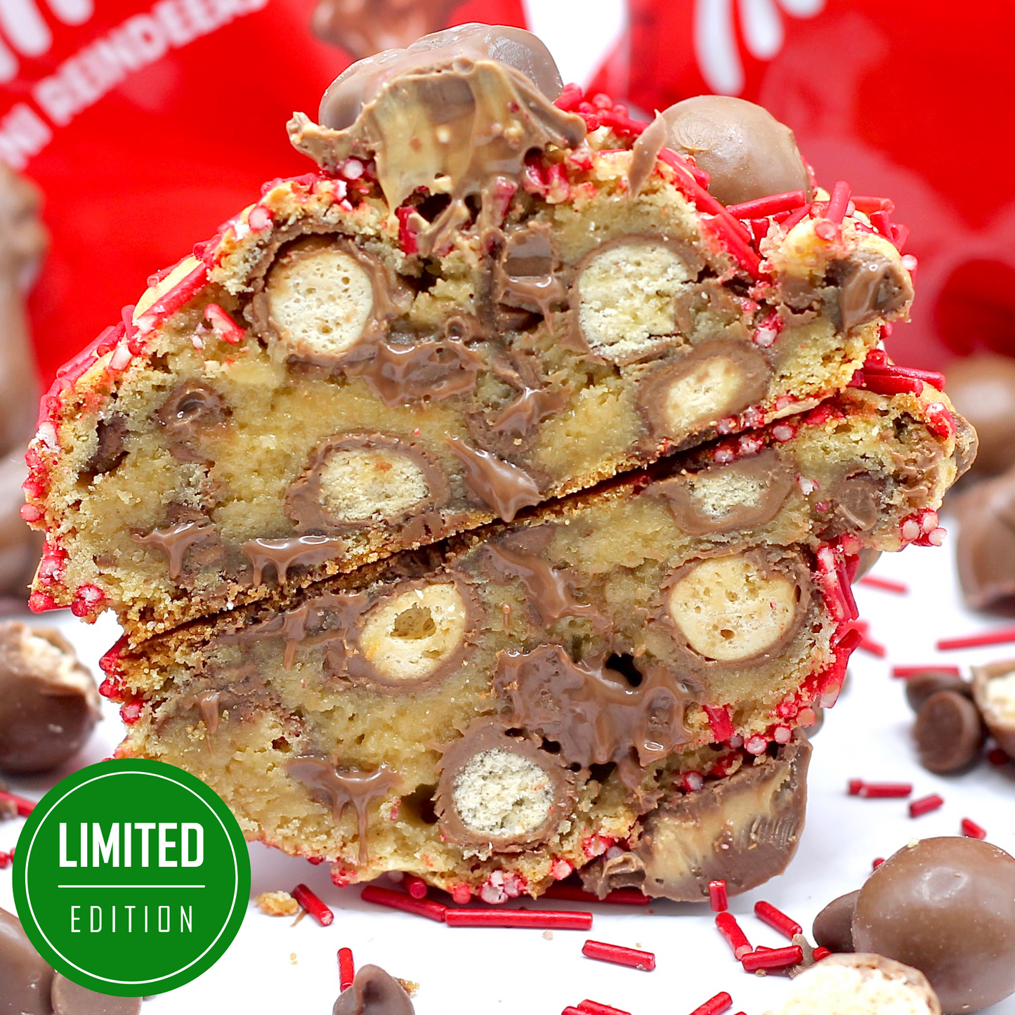 Run Run Rudolph - Dollys Dough New York Style Cookies