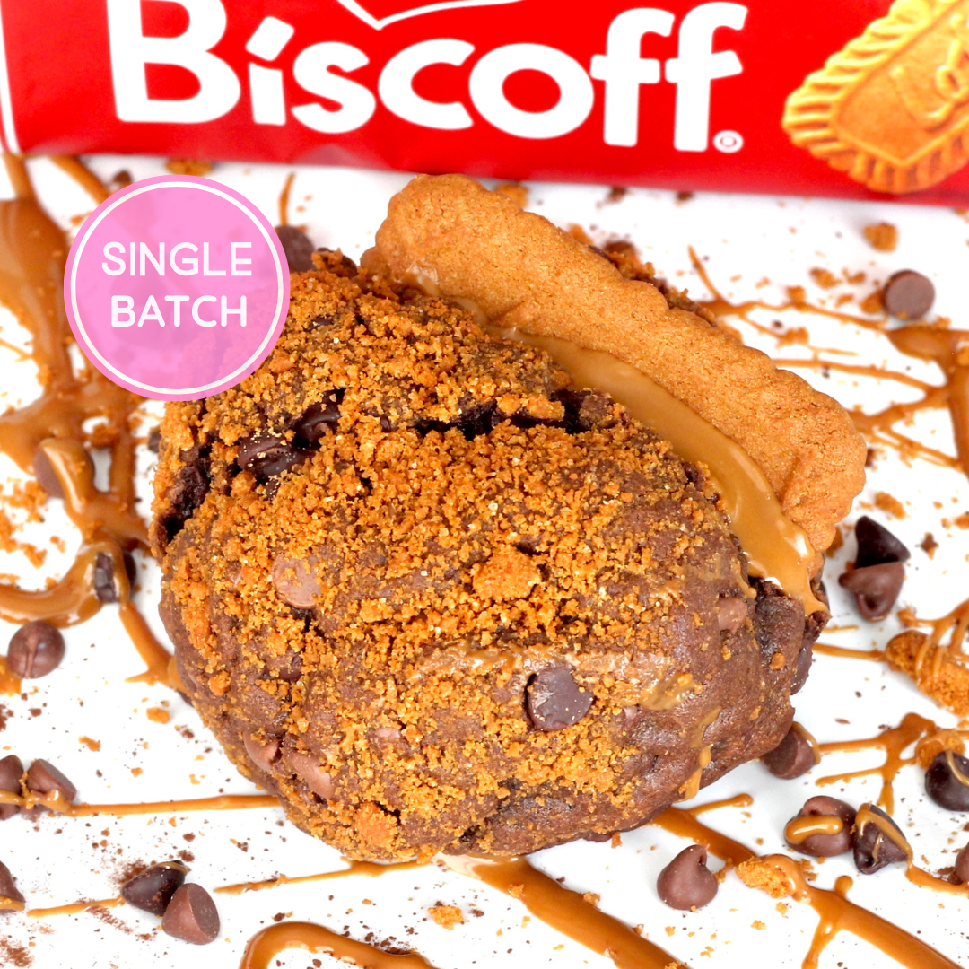 The Tripple Choccy Biscoffy - Dollys Dough New York Style Cookies
