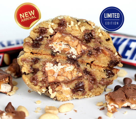 Snickers In A Twist - Dolly's Dough New York Style Cookies
