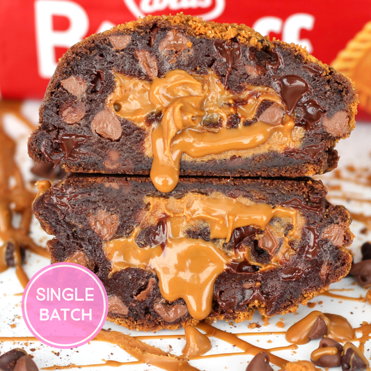 The Tripple Choccy Biscoffy - Dollys Dough New York Style Cookies